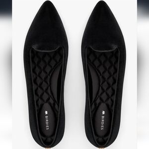 Birdies Black Flats Luxurious Velvet Loafers EUC 9.5